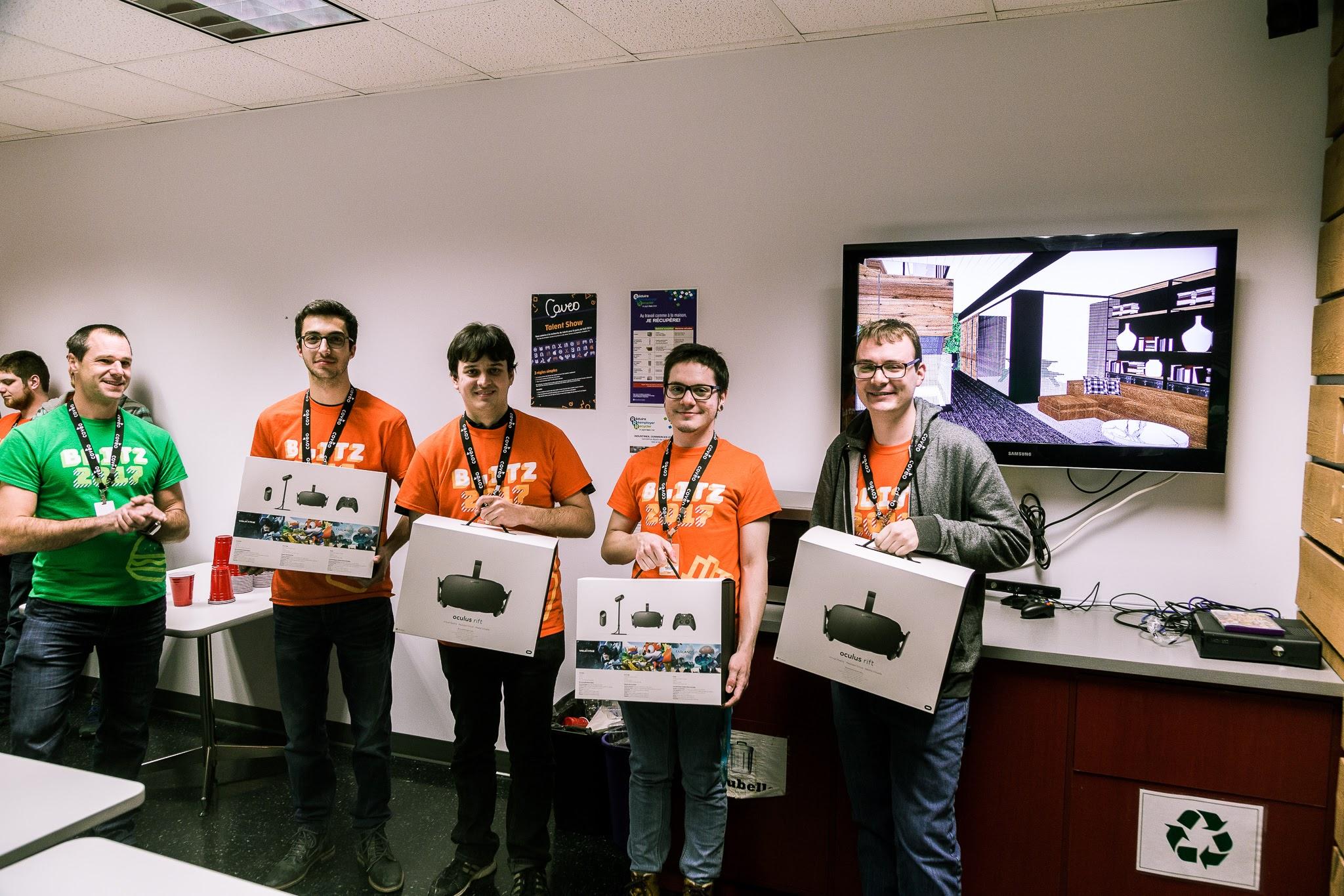 The winners and their prize