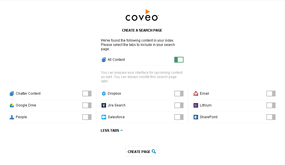 Available Search Interfaces