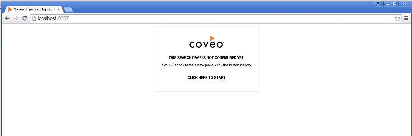 Coveo JS Landing Page
